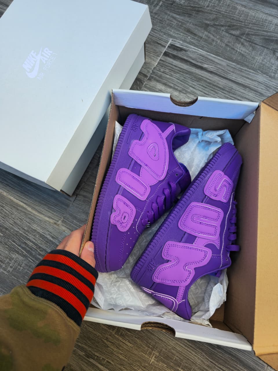 Nike Air Force 1 x Flea Market Purple, foto 3