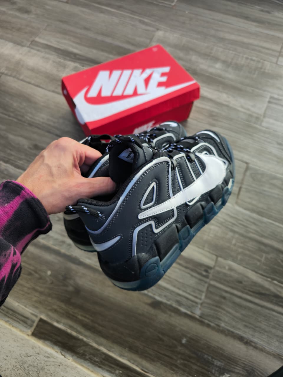 Nike Up Tempo Copy Paste Iron Black